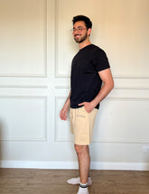 Printed Melton Set Beige